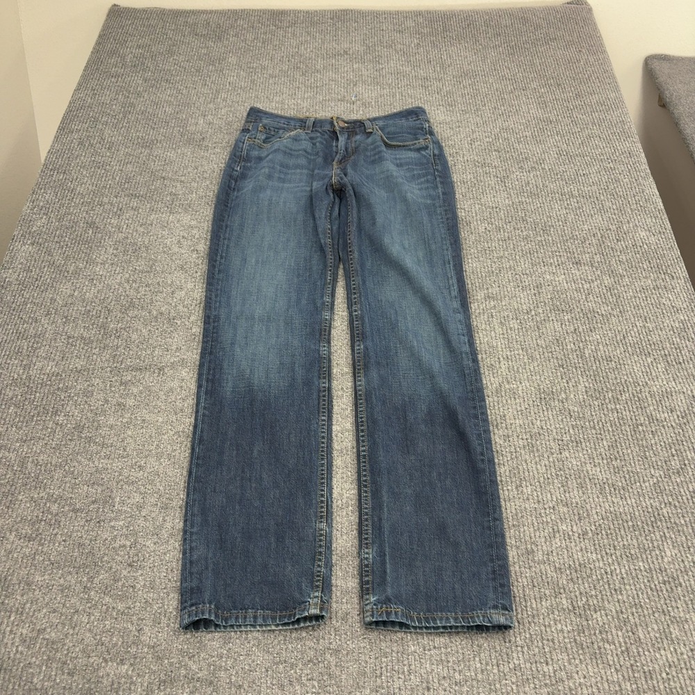 Levis 514 Jeans Mens 31x32 Blue Cotton Straight Leg Denim Classic Casual